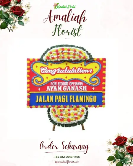 Sewa Papan Bunga Trosono